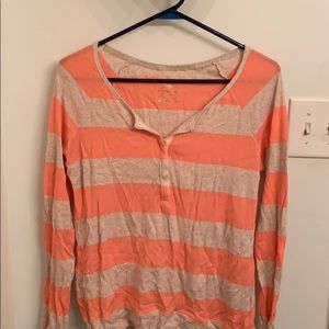 Striped American eagle shirt